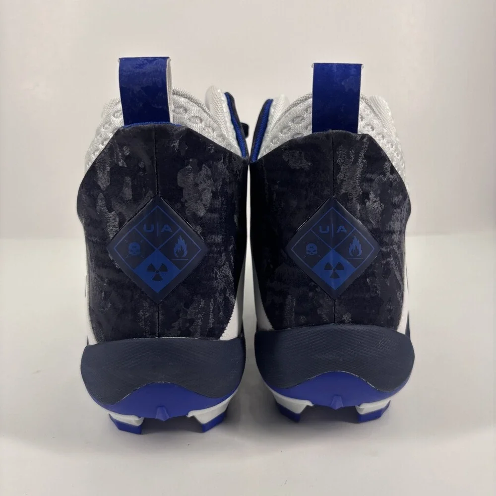 Under Armour‎ Highlight Hammer MC Football Cleats Men's US 11.5 White/Navy/Black